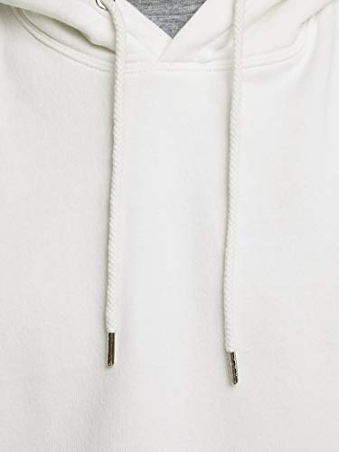 Jack & Jones JJESOFT Sweat Hood Noos Sudadera con Capucha, Blanco, M para Hombre Jack & Jones JJESOFT Sweat Hood Noos Sudadera con Capucha, Blanco, M para Hombre