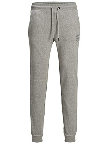 Jack & Jones Jjigordon Jjshark Sweat Pants Viy Noos Pantalones de Deporte, Gris (Melange Gris Claro Melange Gris Claro), W (Tamaño del Fabricante: L) para Hombre