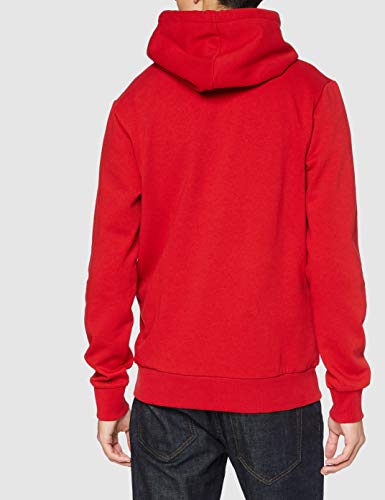 Jack & Jones JORDOGGYXMAS Hood Xmas Sudadera con Capucha, Samba/Fit: Sweat Fit, L para Hombre