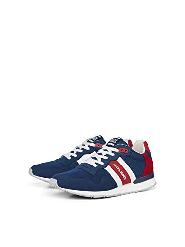 Jack & Jones NOS Jfwstellar Mesh Majolica Blue Noos, Zapatillas para Hombre, 42 EU