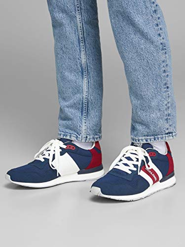 Jack & Jones NOS Jfwstellar Mesh Majolica Blue Noos, Zapatillas para Hombre, 42 EU