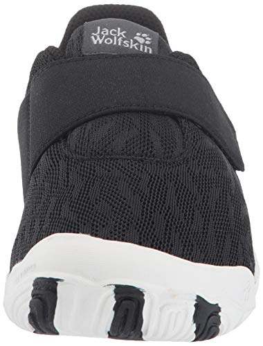 Jack Wolfskin Jungle Gym Chill Vc Low, Zapatillas de Gimnasia Unisex Niños, Negro (Zebra 7448), 31 EU