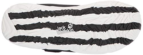 Jack Wolfskin Jungle Gym Chill Vc Low, Zapatillas de Gimnasia Unisex Niños, Negro (Zebra 7448), 31 EU