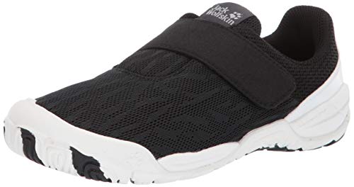 Jack Wolfskin Jungle Gym Chill Vc Low, Zapatillas de Gimnasia Unisex Niños, Negro (Zebra 7448), 31 EU