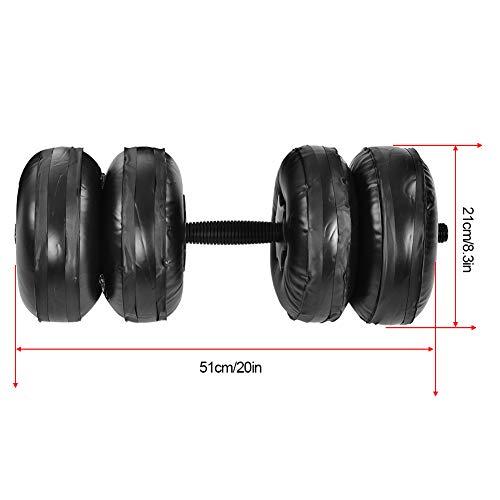 Jadeshay Pesas de Viaje-Ajustable for Llenar Pesas Ajuste de hasta 25kg, Culturismo Equipo del Ejercicio Kit de Mancuernas de Agua Jadeshay Pesas de Viaje-Ajustable for Llenar Pesas Ajuste de hasta 25kg, Culturismo Equipo del Ejercicio Kit de Mancuernas de Agua