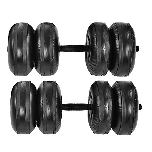 Jadeshay Pesas de Viaje-Ajustable for Llenar Pesas Ajuste de hasta 25kg, Culturismo Equipo del Ejercicio Kit de Mancuernas de Agua Jadeshay Pesas de Viaje-Ajustable for Llenar Pesas Ajuste de hasta 25kg, Culturismo Equipo del Ejercicio Kit de Mancuernas de Agua