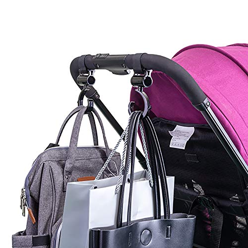 Jaetech House Ganchos Carrito Bebé Engancha Tus Bolsas de la Compra, Bolso o Cambiador en el Manillar de la Sillita, Cochecito o Silla de Ruedas(Pack de 100. Ajuste Universal) Jaetech House Ganchos Carrito Bebé Engancha Tus Bolsas de la Compra, Bolso o Cambiador en el Manillar de la Sillita, Cochecito o Silla de Ruedas(Pack de 100. Ajuste Universal)
