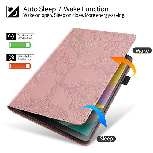 Jajacase Funda Folio iPad Mini 1 2 3 4 5 -Slim Carcasa Cuero PU Silicona y Multiángulo y Soporte Case Cover Protector-Rosado Jajacase Funda Folio iPad Mini 1 2 3 4 5 -Slim Carcasa Cuero PU Silicona y Multiángulo y Soporte Case Cover Protector-Rosado