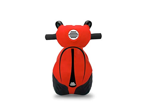 Jamara 460572 - Rodillo Saltador de Color Rojo hasta 50 kg, promueve el Sentido del Equilibrio y Las Habilidades motrices, Robusto y Resistente, fácil de Limpiar