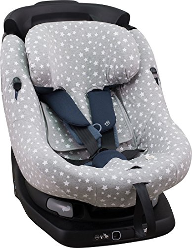 JANABEBE Funda compatible con BebéConfort AxissFix (White Star) JANABEBE Funda compatible con BebéConfort AxissFix (White Star)