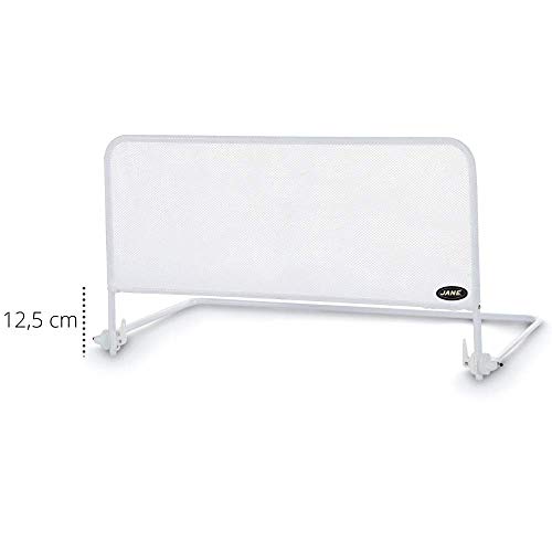 Jané Barrera de Cama Abatible en Color Blanco, Largo 90 Cm Jané Barrera de Cama Abatible en Color Blanco, Largo 90 Cm