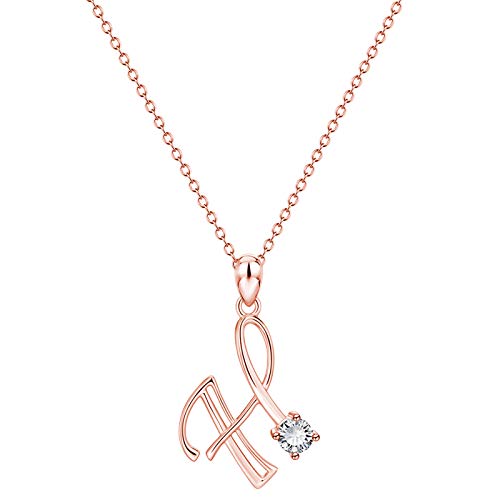 Janly Clearance Sale Accesorio, Moda Mujeres Regalo 26 Inglés Letra Nombre Cadena Colgante Collares Joyería para Invierno Navidad (H / Talla Única) Janly Clearance Sale Accesorio, Moda Mujeres Regalo 26 Inglés Letra Nombre Cadena Colgante Collares Joyería para Invierno Navidad (H / Talla Única)