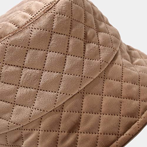 Janly Clearance Sale Sombrero, Otoño Invierno Hombres Mujeres Térmico Acolchado Sombrero Pescador Sombrero Cuenca Cap Sombreros Cubeta Para Invierno Navidad (Khaki-Un Tamaño)