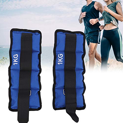 Jarchii Manos o pies, Mano de Obra Fina, práctica, Resistente al Desgaste, Bolsa de Arena para muñeca, Pesos en los Tobillos, 11.8x4.7 Pulgadas para Hombres, Mujeres, fanáticos del Fitness,(1KG)