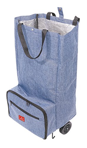 Jata Hogar Carro compra térmico 2 ruedas 30L azul 994, 32x27x70 cm Jata Hogar Carro compra térmico 2 ruedas 30L azul 994, 32x27x70 cm