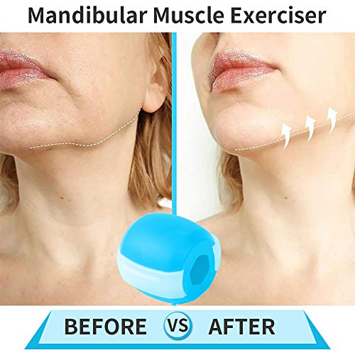 Jawline Facial Fitness Ball, ZoneYan Ejercitador Mentón Masticable, Mandíbula Entrenamiento Equipo, Jaw Exerciser Ejercicios Pelota, Cara Cuello Entrenador, Bola Ejercitador Papada Jawline Facial Fitness Ball, ZoneYan Ejercitador Mentón Masticable, Mandíbula Entrenamiento Equipo, Jaw Exerciser Ejercicios Pelota, Cara Cuello Entrenador, Bola Ejercitador Papada