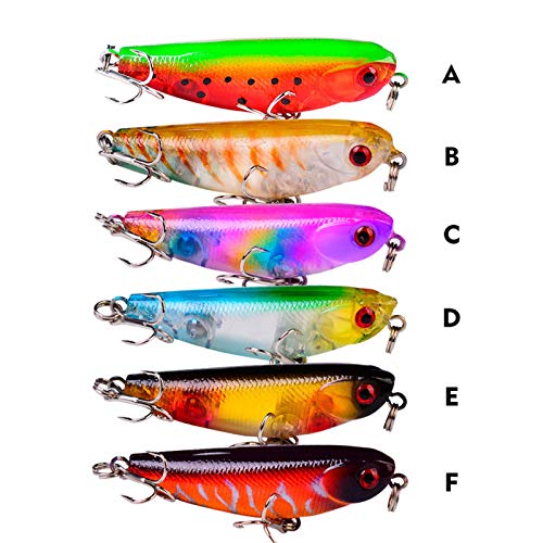 JAY-LONG Señuelos De Pesca De 4,7 Cm, Señuelos De Pesca De Arrastre De Metal, Señuelos De Arrastre, 8 Piezas para Anguila, Caballa, Calamar, Lubina, Atún, 4,5 G