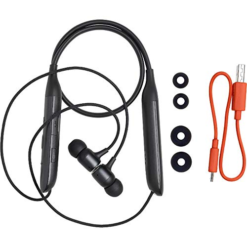 JBL LIVE 220BT - Auriculares inalámbricos intraaurales con Bluetooth y asistente de voz integrado, Tecnologías TalkThru y AmbientAware, hasta 10h de música, negro