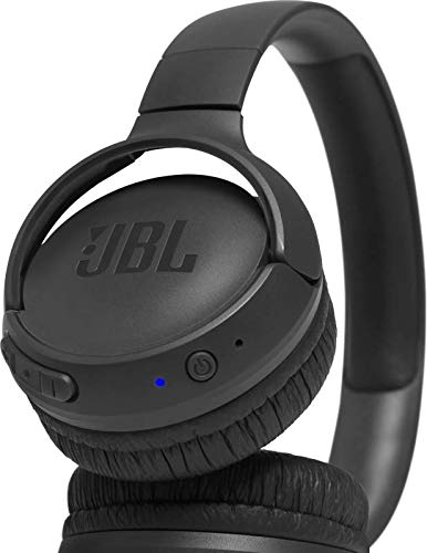 JBL Tune500BT - Auriculares supraaurales inalámbricos con conexiones multipunto y asistente de voz Google now o Siri - Batería de 16h - Negro