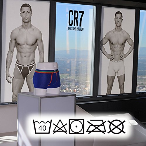 JBS CR 7 8400-51 451 Cristiano Ronaldo Underwear, bóxer Boys, Pack de 2, para niños y Adolescentes, Suave y Ultra cómodo, 95% algodón 5% elastán, Negro/Blanco, tamaño 4/6