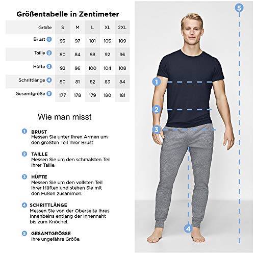 jbs of Denmark - Pantalones de bambú Viscosa para Hombre - Pantalones de Sudadera cómodos - Gris - M jbs of Denmark - Pantalones de bambú Viscosa para Hombre - Pantalones de Sudadera cómodos - Gris - M