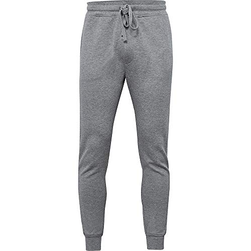 jbs of Denmark - Pantalones de bambú Viscosa para Hombre - Pantalones de Sudadera cómodos - Gris - M