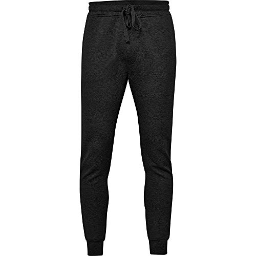 jbs of Denmark - Pantalones de bambú Viscosa para Hombre - Pantalones de Sudadera cómodos - Negro - L