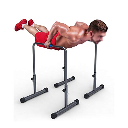 JDKC- Barras paralelas Barra Paralela de Gimnasio Ajustable en Altura, Barras Paralelas de Flexiones de Gimnasia, Estación de Inmersión para Aeróbicos, 200 Kg / 441 LB calistenia JDKC- Barras paralelas Barra Paralela de Gimnasio Ajustable en Altura, Barras Paralelas de Flexiones de Gimnasia, Estación de Inmersión para Aeróbicos, 200 Kg / 441 LB calistenia