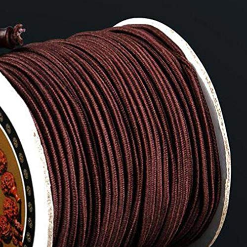Jeffyo Cinta de goma elástica, ancha, 1,2 mm x 16 m, color marrón Jeffyo Cinta de goma elástica, ancha, 1,2 mm x 16 m, color marrón