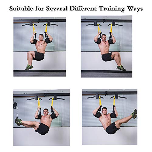 JEMPET - Correas Ajustables para Abdominales con asa, par para Barra de dominadas, para Colgar, Pierna, Rodilla, Ejercicio, Entrenamiento Abdominal JEMPET - Correas Ajustables para Abdominales con asa, par para Barra de dominadas, para Colgar, Pierna, Rodilla, Ejercicio, Entrenamiento Abdominal