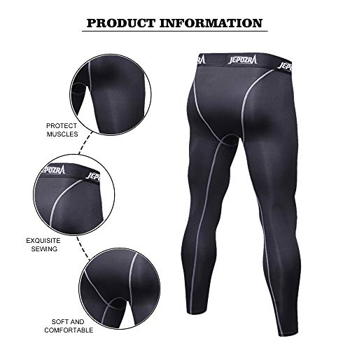 JEPOZRA Mallas Running Hombre Leggins Compresion Deporte Pantalon Gimnasio Hombre Mallas Correr para Fitness Futbol Baloncesto JEPOZRA Mallas Running Hombre Leggins Compresion Deporte Pantalon Gimnasio Hombre Mallas Correr para Fitness Futbol Baloncesto