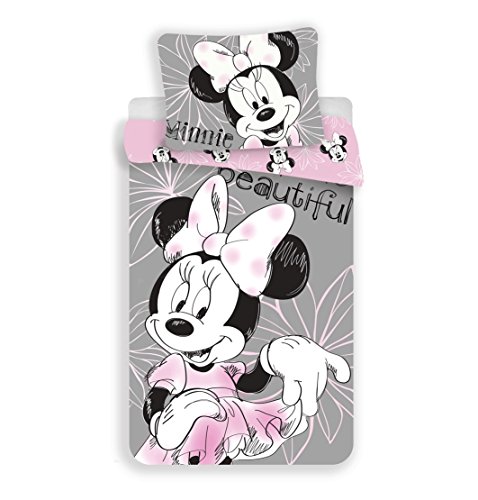 Jerry Fabrics Mickey and Friends - Juego de Cama para Niños, Multicolor, Funda de Edredón 140 x 200 cm y Funda de Almohada 70 x 90 cm Jerry Fabrics Mickey and Friends - Juego de Cama para Niños, Multicolor, Funda de Edredón 140 x 200 cm y Funda de Almohada 70 x 90 cm