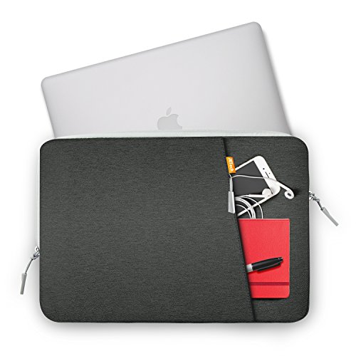 JETech Funda Portátil Compatible 13,3" Notebook Tableta iPad Tab, Maletín de Bolsa Impermeable, Sleeve Compatible Macbook Air/Pro, MacBook Pro de 13", 12.3 Surface Pro, Surface Laptop, Gris