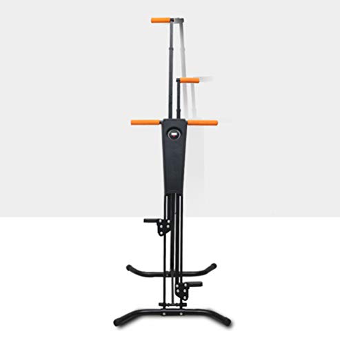 JFSKD Escalador Vertical, Máquina De Escalada, Vertical Climbing, Home Gyms Fitness Equipment, Contador LCD, Ajuste De 5 Marchas, Soporte De Carga 160 KG