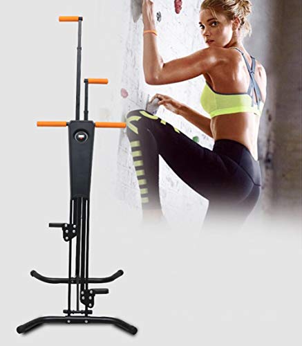 JFSKD Escalador Vertical, Máquina De Escalada, Vertical Climbing, Home Gyms Fitness Equipment, Contador LCD, Ajuste De 5 Marchas, Soporte De Carga 160 KG