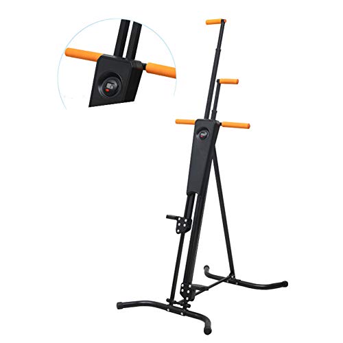 JFSKD Escalador Vertical, Máquina De Escalada, Vertical Climbing, Home Gyms Fitness Equipment, Contador LCD, Ajuste De 5 Marchas, Soporte De Carga 160 KG