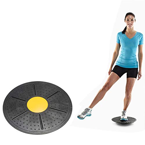 JGRH Balance Board Equipo de la Aptitud del ABS Gira Tablas de Soporte Balance Board rotación de 360 ​​Grados de Masaje para el Ejercicio y Física