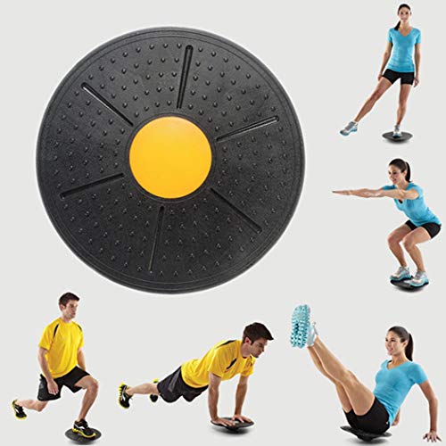 JGRH Balance Board Equipo de la Aptitud del ABS Gira Tablas de Soporte Balance Board rotación de 360 ​​Grados de Masaje para el Ejercicio y Física