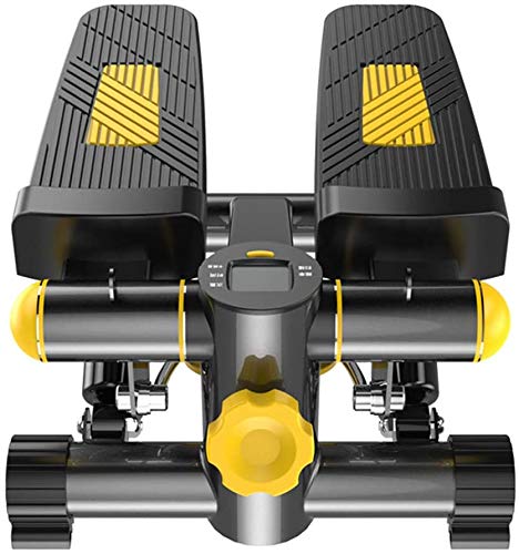 JHNEA Mini Máquinas de Step, Cardio Fitness Stepper Up-Down con Pantalla Multifuncional Twister Stepper con Cuerdas de Entrenamiento Swing Stepper para Ejercicio En Oficina & Casa,A JHNEA Mini Máquinas de Step, Cardio Fitness Stepper Up-Down con Pantalla Multifuncional Twister Stepper con Cuerdas de Entrenamiento Swing Stepper para Ejercicio En Oficina & Casa,A