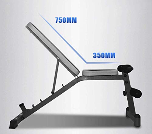 JHSHENGSHI Banco de Entrenamiento de Dumbell Abs pié de la Barra Equipo de Ejercicios Multifuncional Dispositivo Abdominal casero