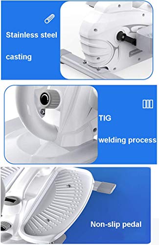 JHSHENGSHI Mini Zapatillas ovaladas de Escritorio con Pedal Ovalado Paso a Paso Debajo de la Mesa, con Monitor LCD Silent Motion Diseño único JHSHENGSHI Mini Zapatillas ovaladas de Escritorio con Pedal Ovalado Paso a Paso Debajo de la Mesa, con Monitor LCD Silent Motion Diseño único