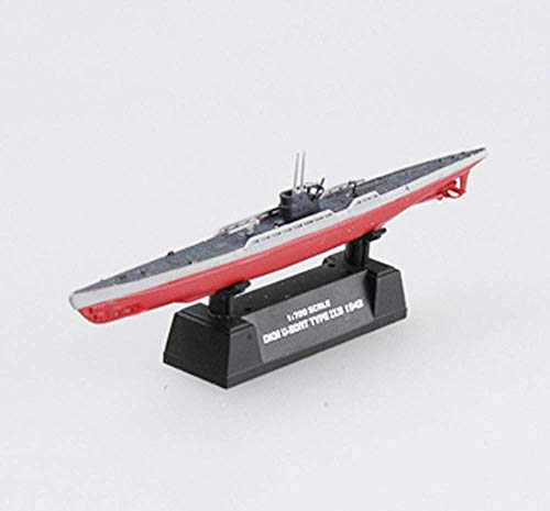 JHSHENGSHI Modelo de plástico Militar a Escala 1/700, coleccionables y Regalos de Submarino alemán U-9B para Adultos, Decoraciones para el hogar
