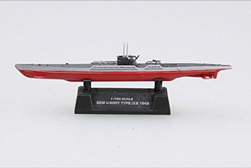 JHSHENGSHI Modelo de plástico Militar a Escala 1/700, coleccionables y Regalos de Submarino alemán U-9B para Adultos, Decoraciones para el hogar