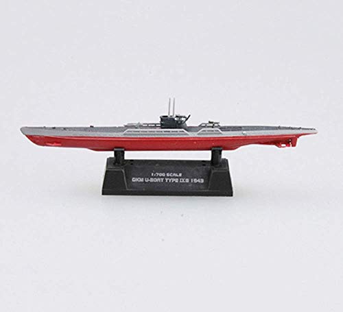 JHSHENGSHI Modelo de plástico Militar a Escala 1/700, coleccionables y Regalos de Submarino alemán U-9B para Adultos, Decoraciones para el hogar