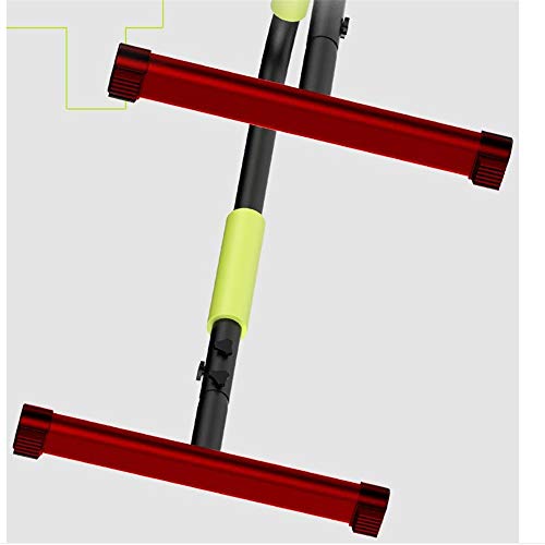 JIAGU Soporte Paralelo Empuja hacia Arriba la estación de inmersión Barra Barras Cuerpo Completo Entrenamiento de la Fuerza Rutina de Ejercicio (Color : As Shown, Size : 60x80cm)