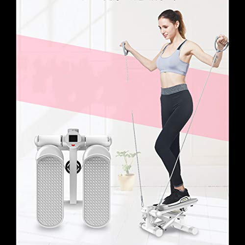 JIAJIAKONG Ejercitador De Pedal De Brazo De Pierna Local,Cintas De Correr para El Ciclo De Escritorio En Casa,Entrenador De Pedal,Equipo De Ejercicio De Gimnasio,Bicicleta Elíptica Plegable,A