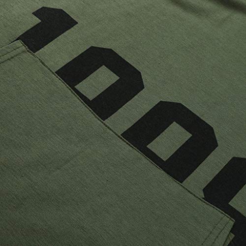 JiaMeng Camisetas Elástica de Fitness sin Mangas Tank Top Gym para Hombre Fitness Muscle Estampado sin Mangas con Capucha Culturismo Bolsillos de Secado Ajustado JiaMeng Camisetas Elástica de Fitness sin Mangas Tank Top Gym para Hombre Fitness Muscle Estampado sin Mangas con Capucha Culturismo Bolsillos de Secado Ajustado