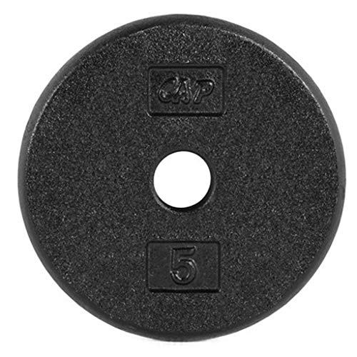 Jiande Hierro Discos Peso Placa Negro Aptitud de Hierro Fundido Grip Placa for Barra, Placa de Hierro Grip Placas de Pesas, 1.25 Lb-20 LB (Size : 1.25 LB)