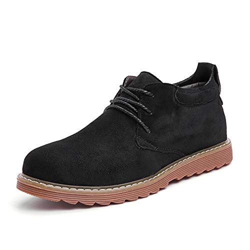 JIEIIFAFH Combate en Ante Up Motocicleta Botas de Trabajo de Encaje for los Hombres-Top Zapatos de Moda Casual Vegano Antideslizante Plana Vegetariana (Color : Brown, Size : 43 EU) JIEIIFAFH Combate en Ante Up Motocicleta Botas de Trabajo de Encaje for los Hombres-Top Zapatos de Moda Casual Vegano Antideslizante Plana Vegetariana (Color : Brown, Size : 43 EU)