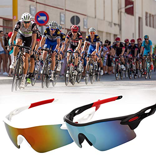 jiele Gafas de Sol Deportivas,Gafas De Sol Polarizadas para Ciclismo, para esquí de conducción Golf Running Ciclismo Bicicleta Conducir, Hombres Mujeres polarizado Gafas